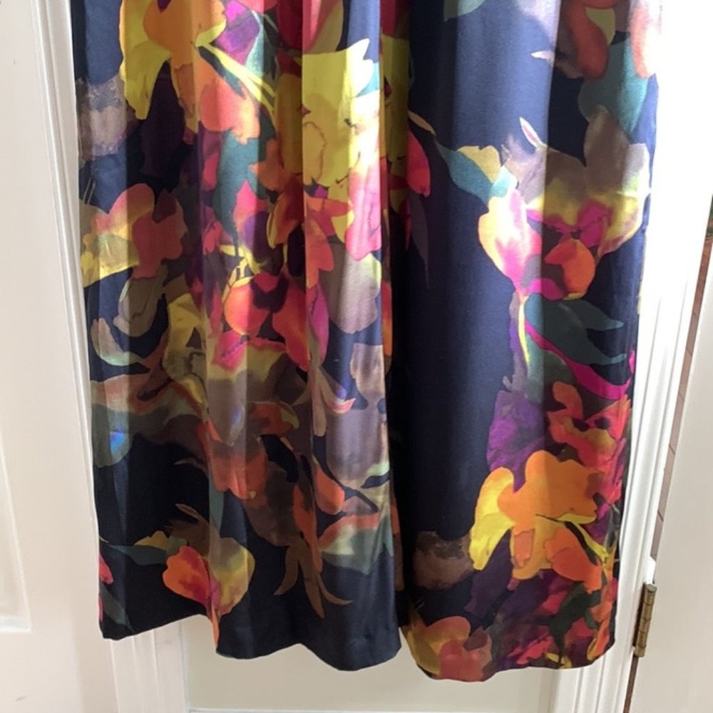 Banana Republic Black Maxi Dress with Multicolor Floral Design - Picture 13 of 16